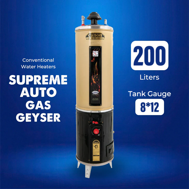Canon Gas Water Heater 200Ltr Supreme Auto