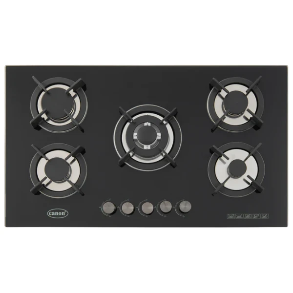 Hob 5 Burner Glass