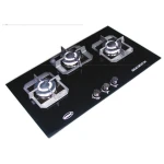Hob 3 Burner Glass