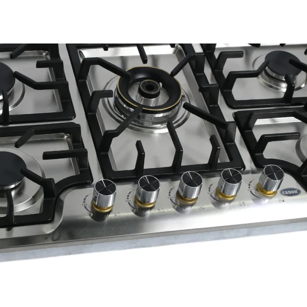 Canon Hob 5 Burner Steel CNSB-6B - Image 7
