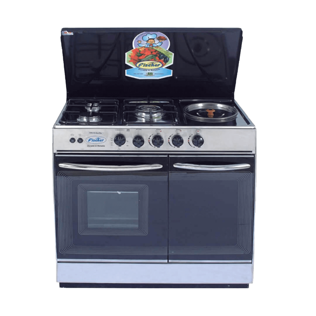 Cooking Range 3 Brass Burner Plus Deep Fryer