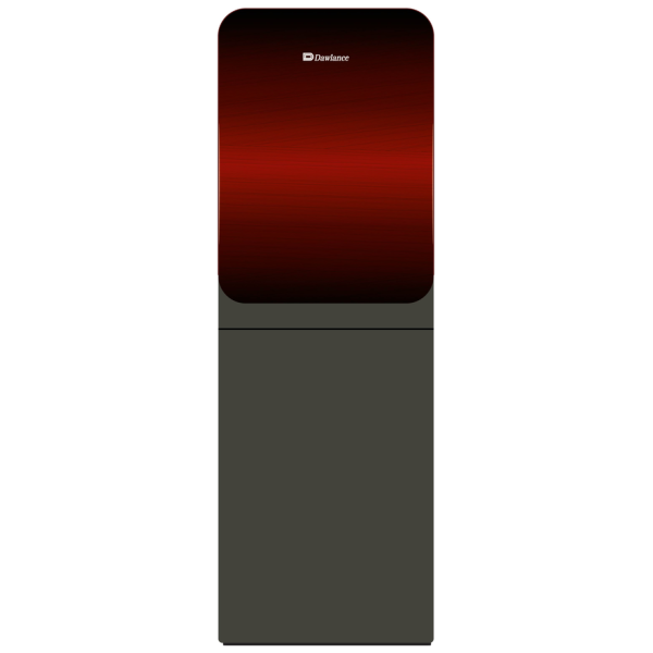 1051 Glass Door Noir Red With Refrigerator