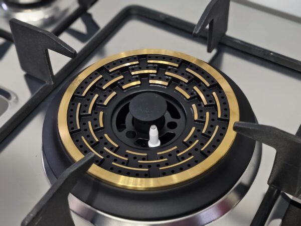 GeneralTec Gas Hob 3 Burners Brass - Image 4