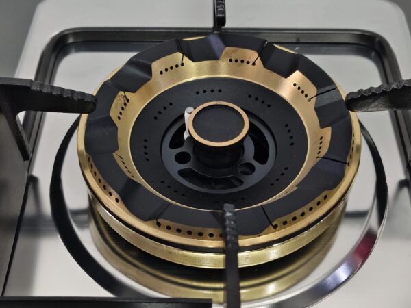 GeneralTec Gas Hob 3 Burners Brass - Image 4