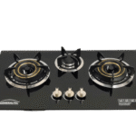 GeneralTec Gas Hob 3 Burners Glass