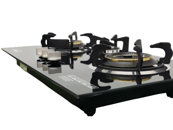 GeneralTec Gas Hob 3 Burners Glass - Image 2