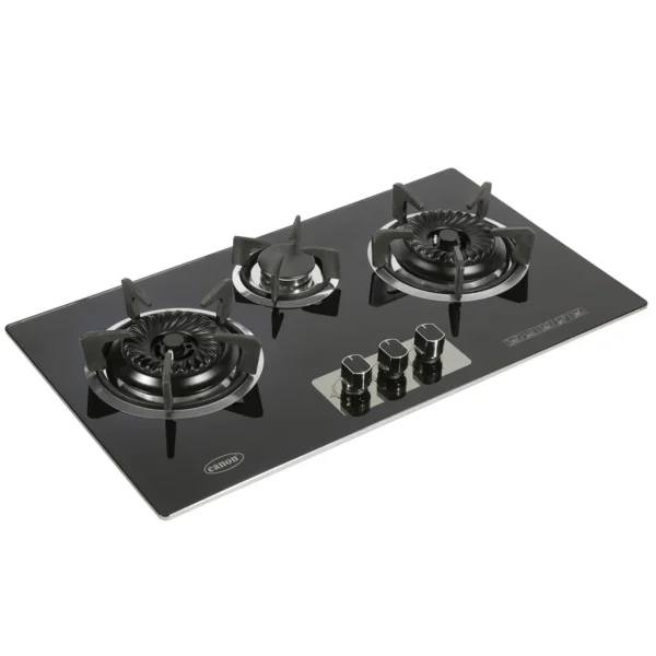 Canon Gas Hob 3 Burners Glass CA-05