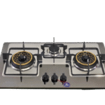 GeneralTec Gas Hob 3 Burners Brass